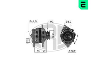 Alternatör  ERA 210442A  XM3410300BA 4344538 XM34 10300 BA WL9118300 WL91-18300 A002TA6099 A2TA6099 A2TA6099AT