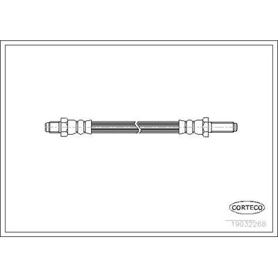 Fren Hortumu Ön Sağ veya Sol CAVO C600 034A