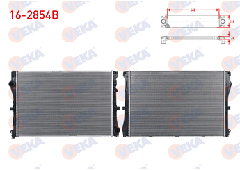 Su Radyatörü  VEKA 16-2854B  25310Q0000