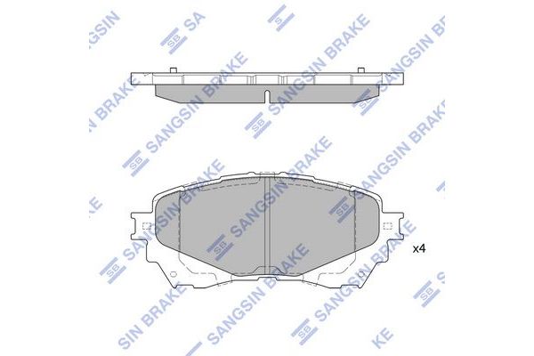 Fren Disk Balata Ön SANGSIN SP1728