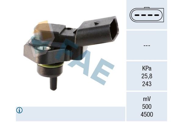 MAP Sensörü  Audi A3 (8L)(09.1996->)  FAE 15030
