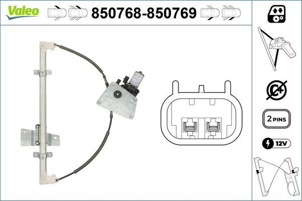Cam Krikosu Ön Sol VALEO 850768
