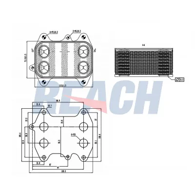 Motor Yağ Soğutucu  Audi A1 Sportback (8XA)(11.2011->)  SWAPP 52156