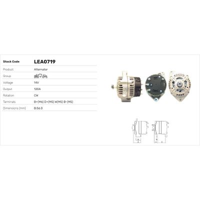 Alternatör  LUCAS ELEKTRIK LEA0719