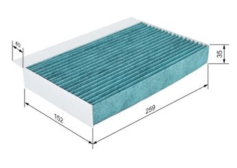 Polen Filtresi  BOSCH 0 986 628 534  272773488R 27 27 734 88R 272776811R 27 27 768 11R 272778970R 27 27 789 70R