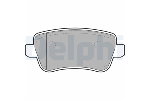 Fren Disk Balata Arka Fiat Croma (194)(06.2005->)  DELPHI LP1964