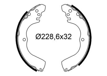 Fren Pabuçlu Balata Arka VALEO 564287  4800A092 MR249576 MR249577 MR289625 MR376699 MR449682 MR449683 MR449684 MR476000 MR586653