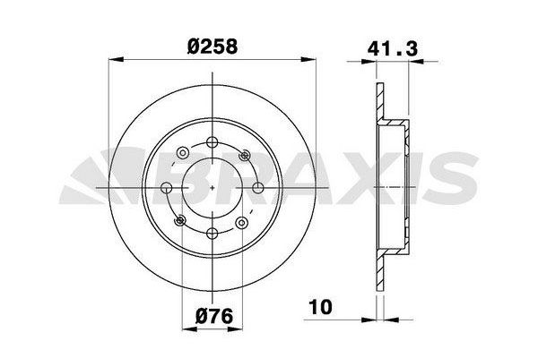Fren Disk Ayna Arka Sağ ve Sol BRAXIS AE0585