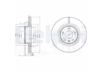 Fren Disk Ayna Ön Sağ ve Sol DELPHI BG3942  4F0615301D 4F0 615 301D L4FD615301