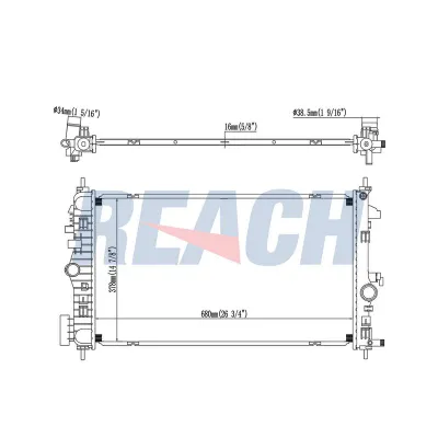 Su Radyatörü  Opel Insignia A Sports Tourer (10.2008->)  BEHR 8MK 376 754-321