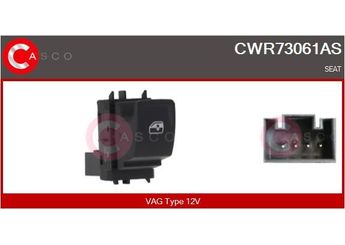 Cam Açma Düğmesi Ön Sağ MCAR AN-417  AN417 AN-417 5G0959855D 5G0959855K