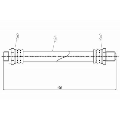 Fren Hortumu Arka Sağ veya Sol CAVO C900 034A