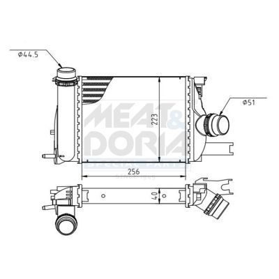 Turbo Radyatörü  Renault Clio IV (2012->)  ORİS 1439-4835A