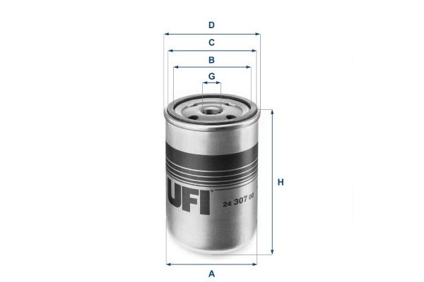 Yakıt Filtresi  UFI 24.307.00