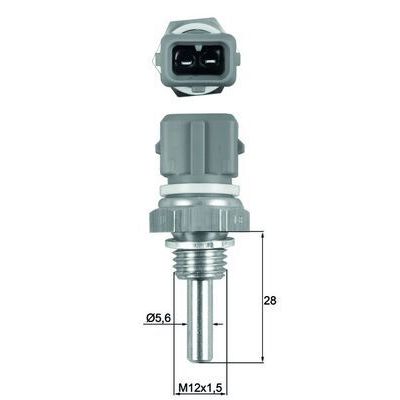 Hararet Müşürü  Peugeot 306 S.Wagon (04.1997->)  MAHLE TSE 19
