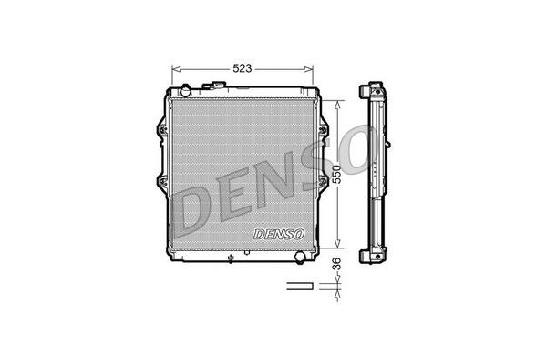 Su Radyatörü  DENSO DRM50037