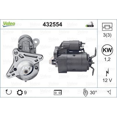Marş Dinamosu  Renault Espace (J11)(04.1984->)  VALEO 432554