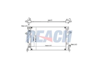 Su Radyatörü  RADISEN RR 636727  25310F2100 25310F2000