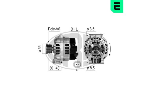 Alternatör  Renault Laguna (B56)(04.1998->)  ERA 210051A