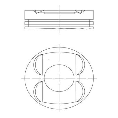 Piston (90.15MM-0.25)   MAHLE 001 14 01