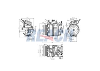 Klima Kompresörü  FORD ORJINAL DG9H19D629HG  DG9H19D629HG 1837444 2027607 2066535 2200052 DG9H19D629HD DG9H19D629HE DG9H19D629HF