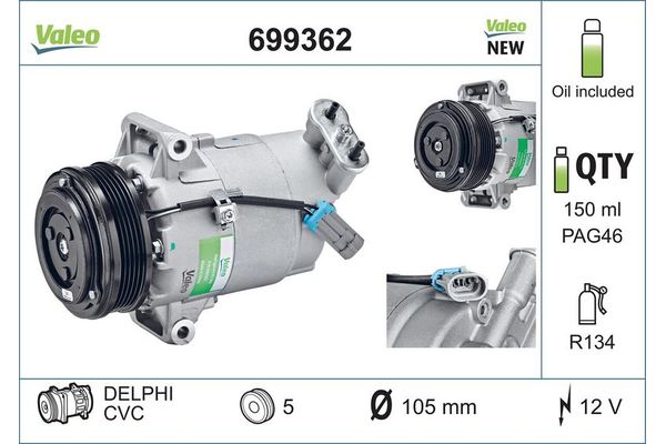 Klima Kompresörü  VALEO 699362