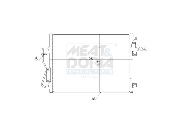Klima Radyatörü  MAHER 18856