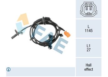 Abs Sensörü Ön Sağ TRW GBS2739  57450SELP02 57450-SEL-P02