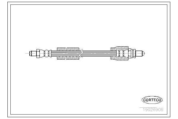 Fren Hortumu Arka Sağ veya Sol OSSCA 01035