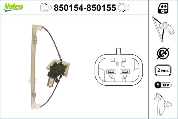 Cam Krikosu Ön Sol VALEO 850154