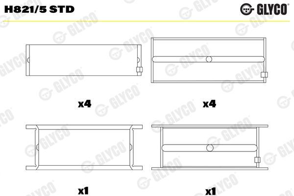 Ana Yatak (STD)  GLYCO H821/5 STD