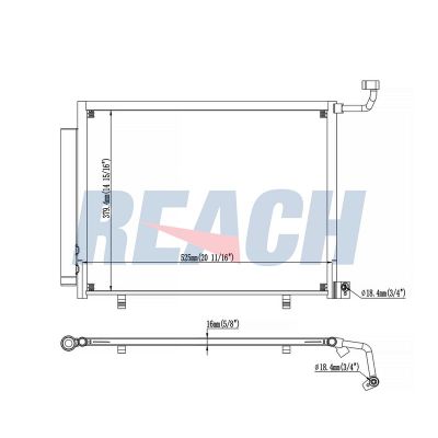 Klima Radyatörü  FORD ORJINAL H1BH19710BB