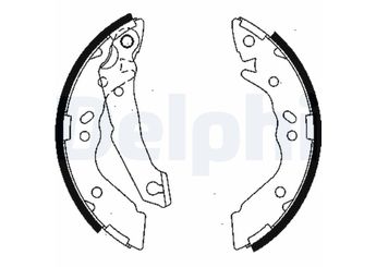 Fren Pabuçlu Balata Arka DELPHI LS1836  5830522A01 58305-22A01