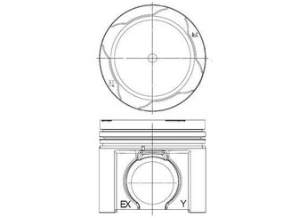 Piston (84.00MM-STD)  NÜRAL 87-12600-710  624031