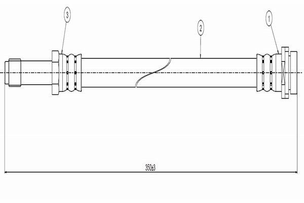 Fren Hortumu Arka Sağ veya Sol CAVO C800 443A