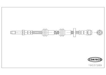Fren Hortumu Ön Sağ veya Sol FROW 655.1112.006  4G0611707H