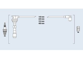 Buji Kablosu  BSG 40-839-005  2745003000 134118 2742003000 27420-03000 2742003011 27420-03011 2744003000 27440-03000 27450-03000