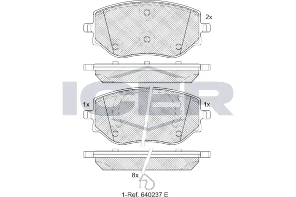 Fren Disk Balata Ön Renault Taliant (2021->)  AYD 60226B