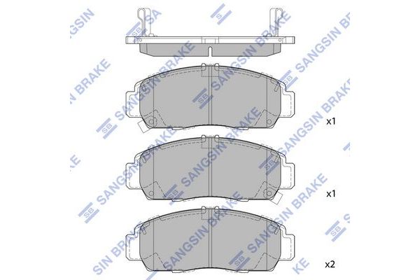 Fren Disk Balata Ön SANGSIN SP2114