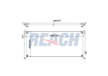 Klima Radyatörü  ORİS CSU544016  73210AC050 73210-AC050