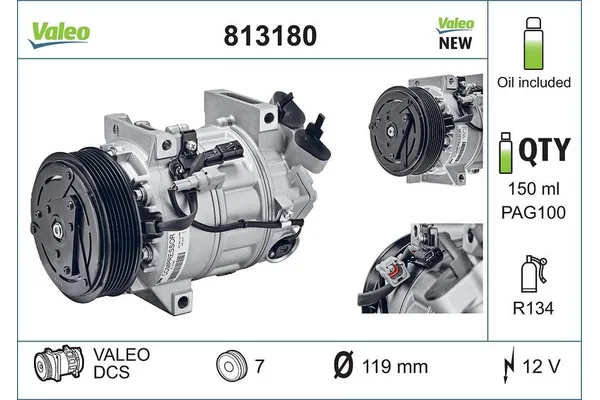 Klima Kompresörü  Renault Laguna III (2007->)  VALEO 813180