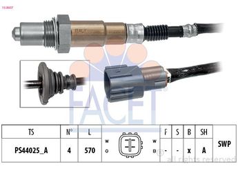 Oksijen (Lambda) Sensörü  NGK 1416  8946552370 8946512A90 89465-12A90 8946547070 89465-47070 89465-52370 8946552430 89465-52430