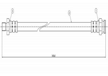 Fren Hortumu Arka Sağ veya Sol CAVO C800 026A  4620189919