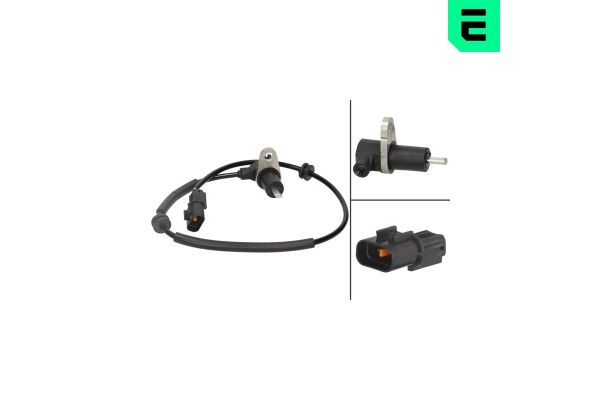 Abs Sensörü Ön Sağ Hyundai Terracan (HP)(2001->)  OPTIMAL 06-S351