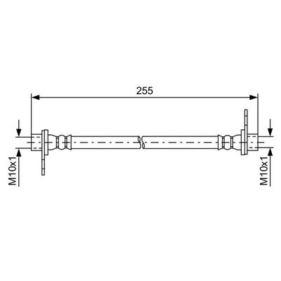 Fren Hortumu Arka Sağ veya Sol Mitsubishi ASX (GA0W)(2010->)  BOSCH 1 987 481 585