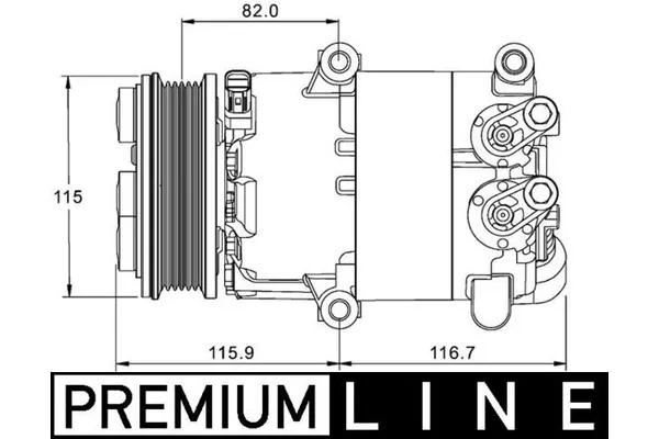 Klima Kompresörü  MAHLE ACP 1332 000P
