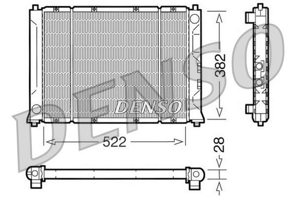 Su Radyatörü  DENSO DRM24005