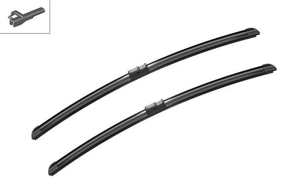 Silecek Süpürgesi Ön  600/600 mm - 24/24 inç Mercedes E -Serisi Cabrio (BM 207)(11.2009->)  BOSCH 3 397 118 938