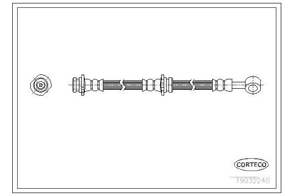 Fren Hortumu Arka Sağ BREMBO T 56 157