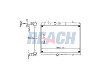 Su Radyatörü  RADISEN RR 63607  133339 1330H0 133323 133381 1330.H0 1330J8 1330.J8 1330T1 1330.T1 1330A3 1331TA 1333.23 1333.81 96474192 9647419280